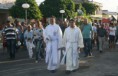 Fiéis participaram da procissão e missa da Festa da Mãe de Deus